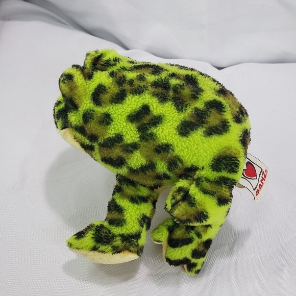 Ganz Webkinz Lil Kinz Bullfrog Plush Beanbag Stuffed Toy HS114 No Code 6.5 Inch - Picture 2 of 7
